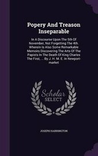 Enlarge image Cover: Popery And Treason Inseparable - Palala Press