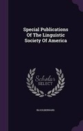 Cover: Special Publications of the Linguistic Society of America - Palala Press