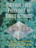 Cover: Materials and Processes in Manufacturing - Prentice Hall
