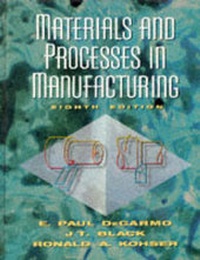 Enlarge image Cover: Materials and Processes in Manufacturing - Prentice Hall