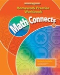 Cover: Math Connects Homework Practice Workbook, Grade 3 - McGraw-Hill Inc.,US