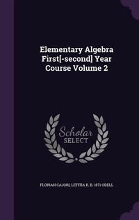 Abbildung von: Elementary Algebra First[-second] Year Course Volume 2 - Palala Press