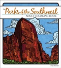Cover: The Parks of the Southwest Adult Coloring Book - Adventure Publications, Incorporated