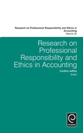 Cover: Research on Professional Responsibility and Ethics in Accounting - Emerald Group Publishing Limited
