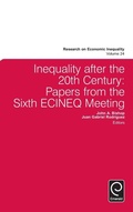 Cover: Inequality after the 20th Century - Emerald Group Publishing Limited