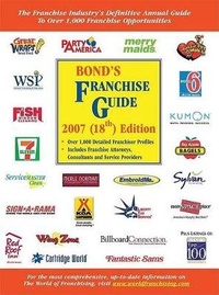 Enlarge image Cover: Bond's Franchise Guide, 2007 - Source Book Publications