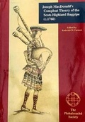 Cover: Joseph MacDonald's Compleat Theory of the Scots Highland Bagpipe - The Piobaireachd Society
