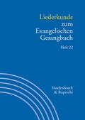 Cover: Liederkunde zum Evangelischen Gesangbuch. Heft 22 - Vandenhoeck & Ruprecht