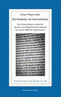 Cover: Das Vokabular der Vaterlandsliebe - Wehrhahn Verlag