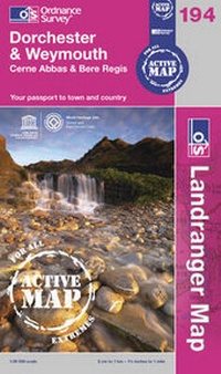 Abbildung von: Dorchester & Weymouth, Cerne Abbas & Bere Regis - Ordnance Survey