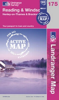 Abbildung von: Reading, Windsor, Henley-on-Thames & Bracknell - Ordnance Survey
