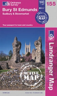 Abbildung von: Bury St Edmunds, Sudbury & Stowmarket - Ordnance Survey