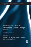 Cover: The European Union in International Climate Change Politics - Routledge