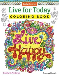 Enlarge image Cover: Live for Today Coloring Book - Design Originals