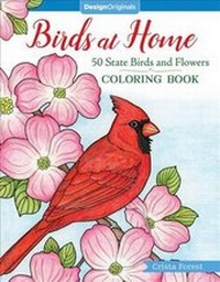 Enlarge image Cover: Birds at Home Coloring Book - Design Originals