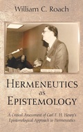 Cover: Hermeneutics as Epistemology - Wipf & Stock Publishers