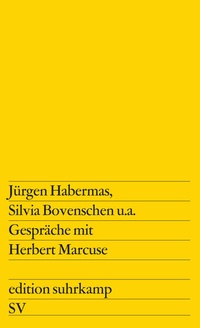 Enlarge image Cover: Gespräche mit Herbert Marcuse - Suhrkamp