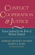 Cover: Conflict, Cooperation, and Justice - Jossey-Bass