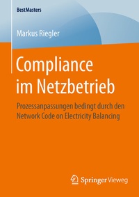 Abbildung von: Compliance im Netzbetrieb - Springer Vieweg