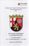 Cover: Die Protokolle des Ministerrats von Rheinland-Pfalz 1950 - Landesarchivverw. Rheinld-Pfalz