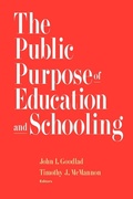 Cover: The Public Purpose of Education and Schooling - Jossey-Bass