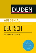 Cover: Abi genial Deutsch - Duden