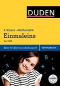 Cover: &Uuml;bungsblock: Mathematik - Einmaleins, 3. Klasse - Duden