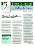 Cover: Board Leadership Newsletter BL 31 1997 - Jossey-Bass