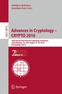 Cover: Advances in Cryptology - CRYPTO 2016 - Springer