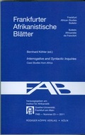 Cover: Interrogative and Syntactic Inquiries - K&ouml;ppe, R