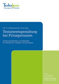 Abbildung von: Testamentsgestaltung bei Privatpersonen - TeleLex