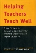 Cover: Helping Teachers Teach Well - Jason Aronson Publishers