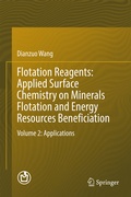 Cover: Flotation Reagents: Applied Surface Chemistry on Minerals Flotation and Energy Resources Beneficiation - Springer