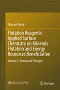 Cover: Flotation Reagents: Applied Surface Chemistry on Minerals Flotation and Energy Resources Beneficiation - Springer