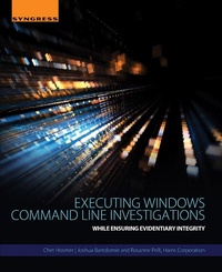 Enlarge image Cover: Executing Windows Command Line Investigations - Elsevier