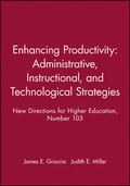 Cover: Enhancing Productivity: Administrative, Instructional, and Technological Strategies - Jossey-Bass