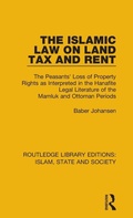 Cover: The Islamic Law on Land Tax and Rent - Routledge