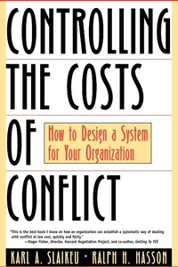 Abbildung von: Controlling the Costs of Conflict - Jossey-Bass