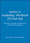 Cover: Lessons in Leadership Workbook, 10 Pack Set - Jossey-Bass