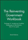 Cover: The Reinventing Government Workbook - Jossey-Bass