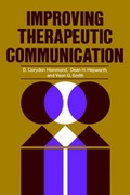 Cover: Improving Therapeutic Communication - Jossey-Bass