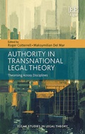 Cover: Authority in Transnational Legal Theory - Edward Elgar Publishing