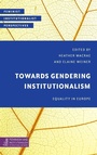 Cover: Towards Gendering Institutionalism - Rowman & Littlefield International