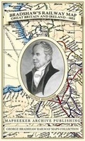 Cover: Bradshaw's Railway Map Great Britain and Ireland 1852 - Mapseeker Archive Publishing