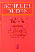 Cover: Sch&uuml;lerduden Lateinisch - Deutsch - Duden