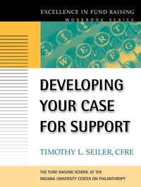 Enlarge image Cover: Developing Your Case for Support - Jossey-Bass