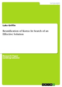 Enlarge image Cover: Reunification of Korea - Grin Verlag