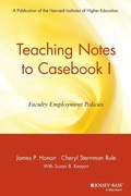 Cover: Teaching Notes to Casebook I - Jossey-Bass