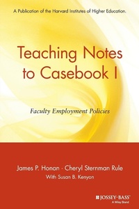 Enlarge image Cover: Teaching Notes to Casebook I - Jossey-Bass
