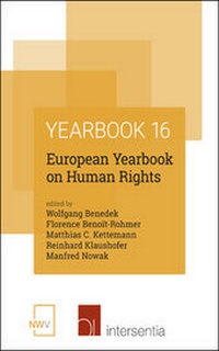 Enlarge image Cover: European Yearbook on Human Rights 2016 - NWV im Verlag Österreich GmbH